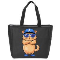 Somalian Flag Cat Mom Souvenirs Products Kitten Somalia Zip Tote Bag