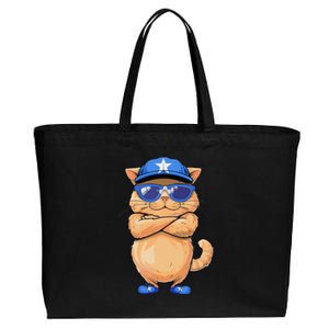 Somalian Flag Cat Mom Souvenirs Products Kitten Somalia Cotton Canvas Jumbo Tote