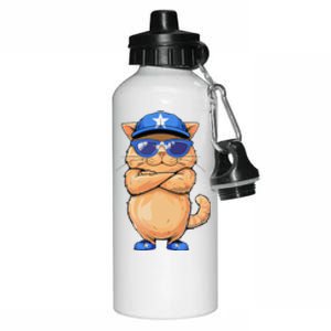 Somalian Flag Cat Mom Souvenirs Products Kitten Somalia Aluminum Water Bottle