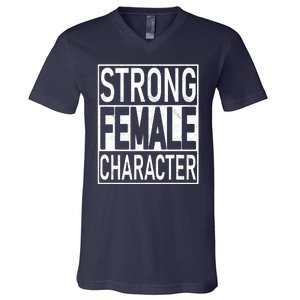 Strong Female Character V-Neck T-Shirt