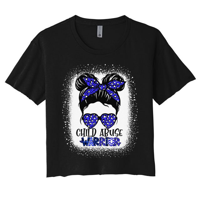 StandUp For Children Stop Child Abuse Prevention Awareness Crop Top