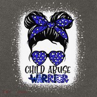 StandUp For Children Stop Child Abuse Prevention Awareness Cotton Canvas Backpack