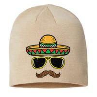 Sombrero Face Cinco De Mayo Mexican Fiesta Party Sustainable Beanie