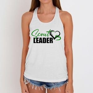 Scout For Cookie Dealer Funny Scouting Leader Women's Knotted Racerback Tank