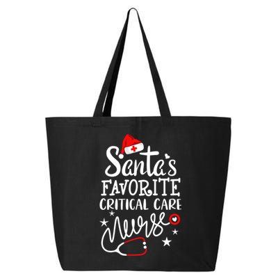 Santas Favorite Critical Care Nurse Merry Christmas Nurse Funny Gift 25L Jumbo Tote