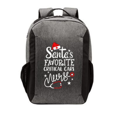 Santas Favorite Critical Care Nurse Merry Christmas Nurse Funny Gift Vector Backpack