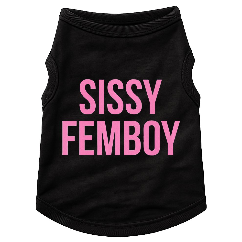Sissy Femboy Crossdressing Aesthetic Doggie Tank