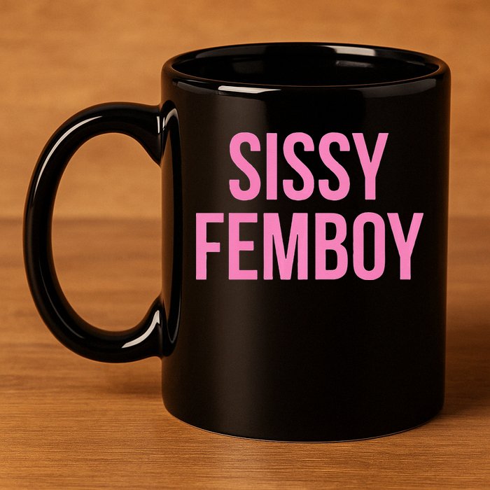 Sissy Femboy Crossdressing Aesthetic 11oz C Handle Ceramic Mug