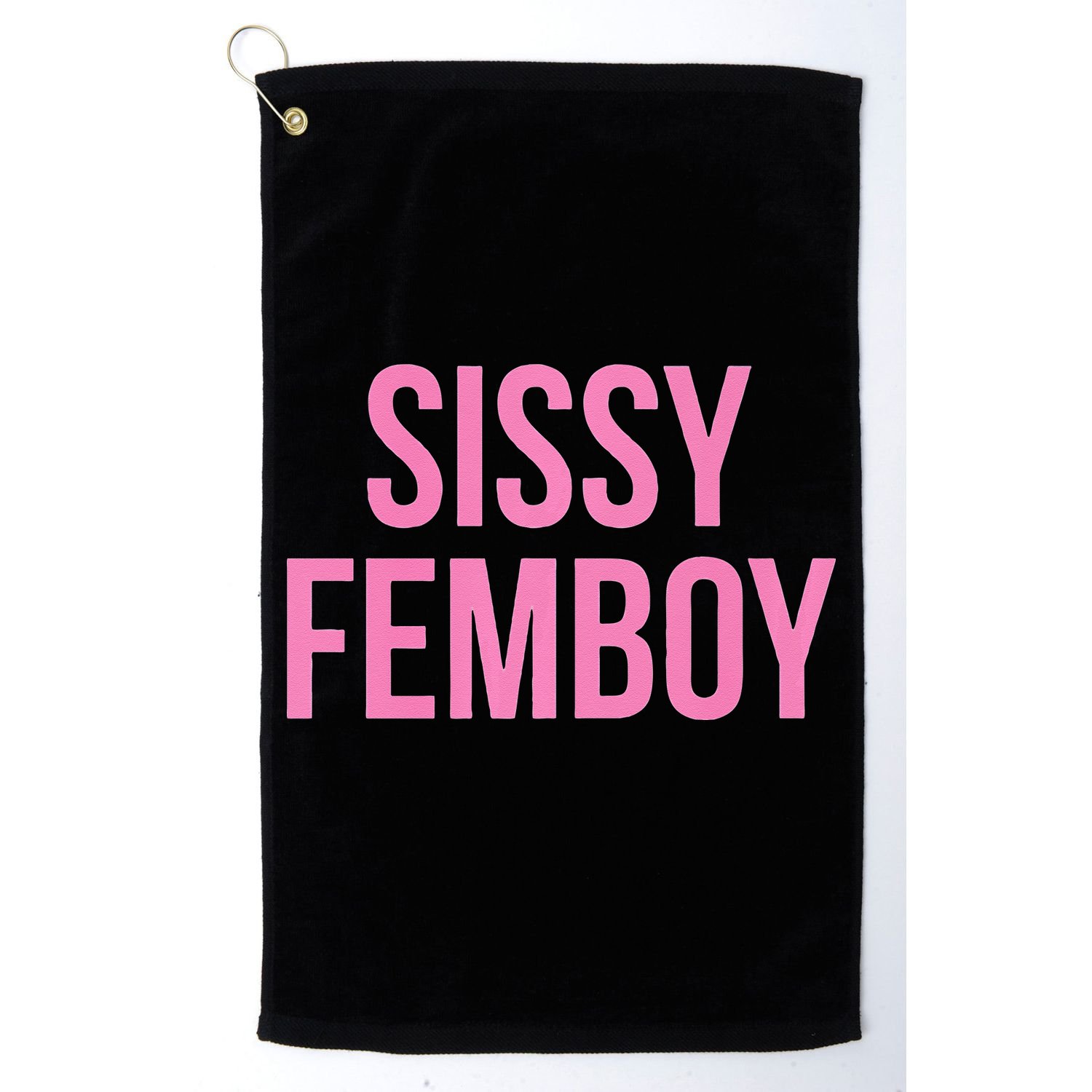Sissy Femboy Crossdressing Aesthetic Golf Towel
