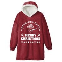 Shitters Full Christmas Hooded Wearable Blanket