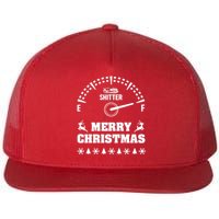 Shitters Full Christmas Flat Bill Trucker Hat