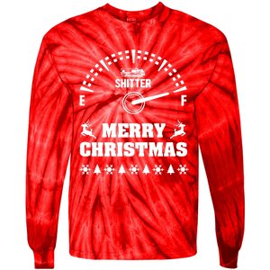 Shitters Full Christmas Tie-Dye Long Sleeve Shirt