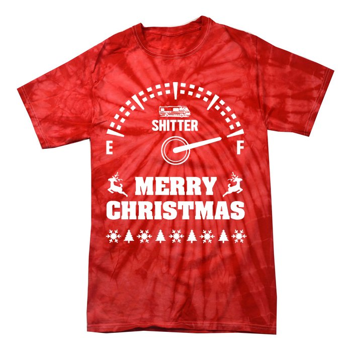 Shitters Full Christmas Tie-Dye T-Shirt