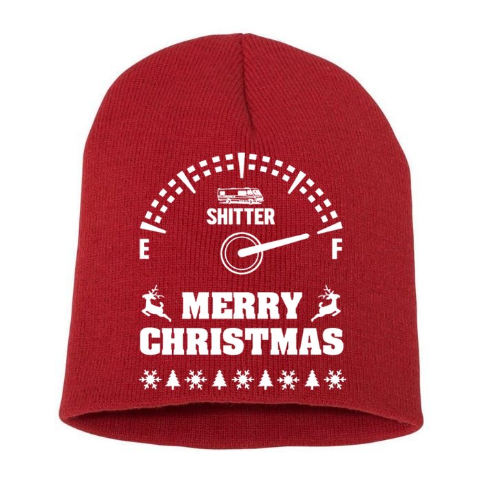 Shitters Full Christmas Short Acrylic Beanie