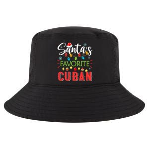 Santa's Favorite Cuban Xmas Light Santa Hat Christmas Gift Cool Comfort Performance Bucket Hat