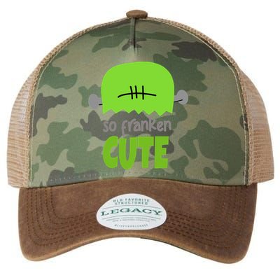 So Franken Cute Frankenstein Halloween Legacy Tie Dye Trucker Hat