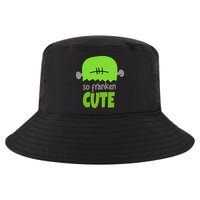So Franken Cute Frankenstein Halloween Cool Comfort Performance Bucket Hat