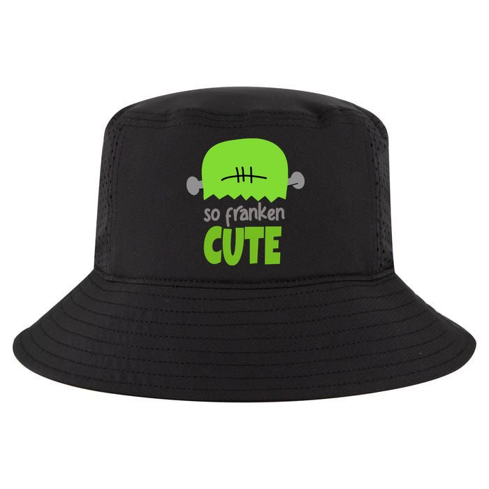 So Franken Cute Frankenstein Halloween Cool Comfort Performance Bucket Hat