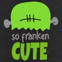 So Franken Cute Frankenstein Halloween Cool Comfort Performance Bucket Hat