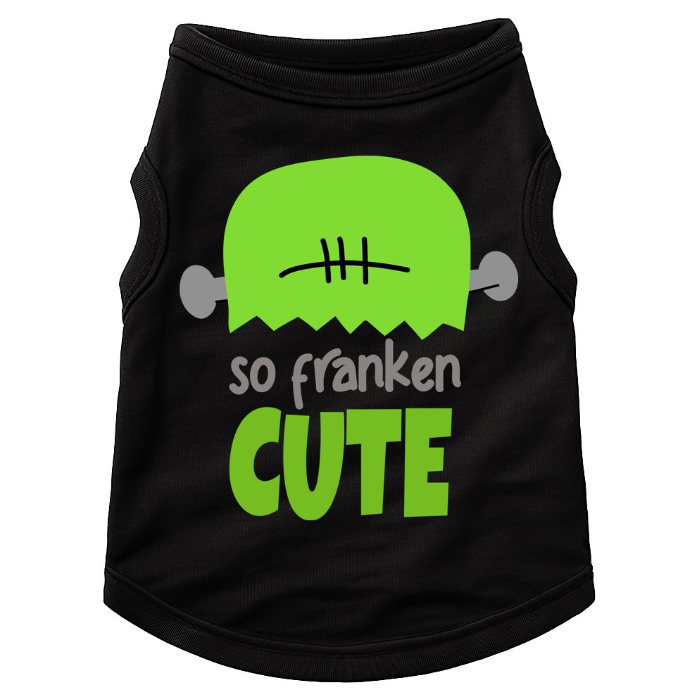 So Franken Cute Frankenstein Halloween Doggie Tank