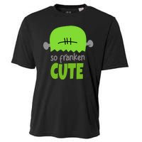 So Franken Cute Frankenstein Halloween Cooling Performance Crew T-Shirt