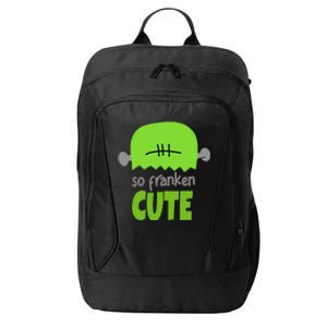 So Franken Cute Frankenstein Halloween City Backpack