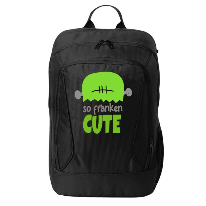 So Franken Cute Frankenstein Halloween City Backpack