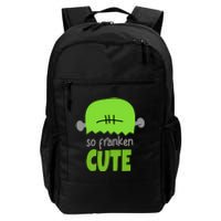 So Franken Cute Frankenstein Halloween Daily Commute Backpack