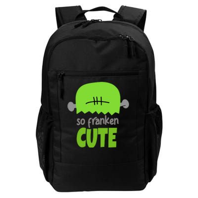 So Franken Cute Frankenstein Halloween Daily Commute Backpack