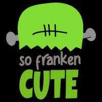 So Franken Cute Frankenstein Halloween Sustainable Bucket Hat