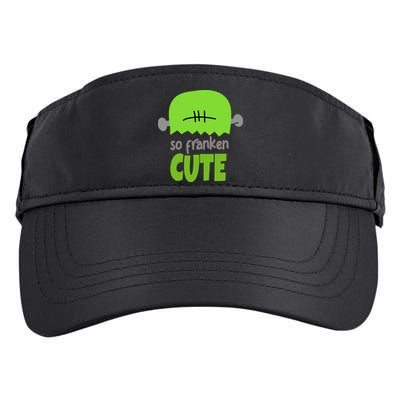 So Franken Cute Frankenstein Halloween Adult Drive Performance Visor
