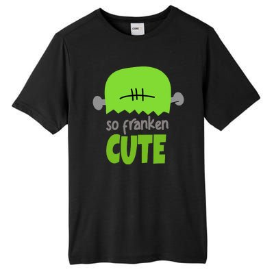 So Franken Cute Frankenstein Halloween Tall Fusion ChromaSoft Performance T-Shirt