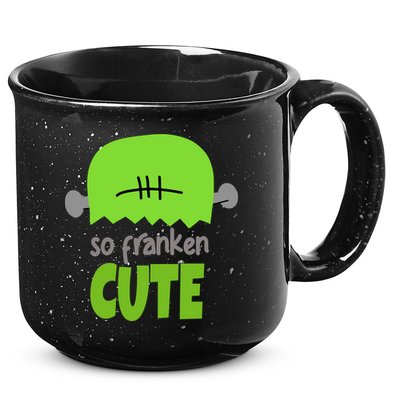 So Franken Cute Frankenstein Halloween 15oz Campfire Ceramic Mug