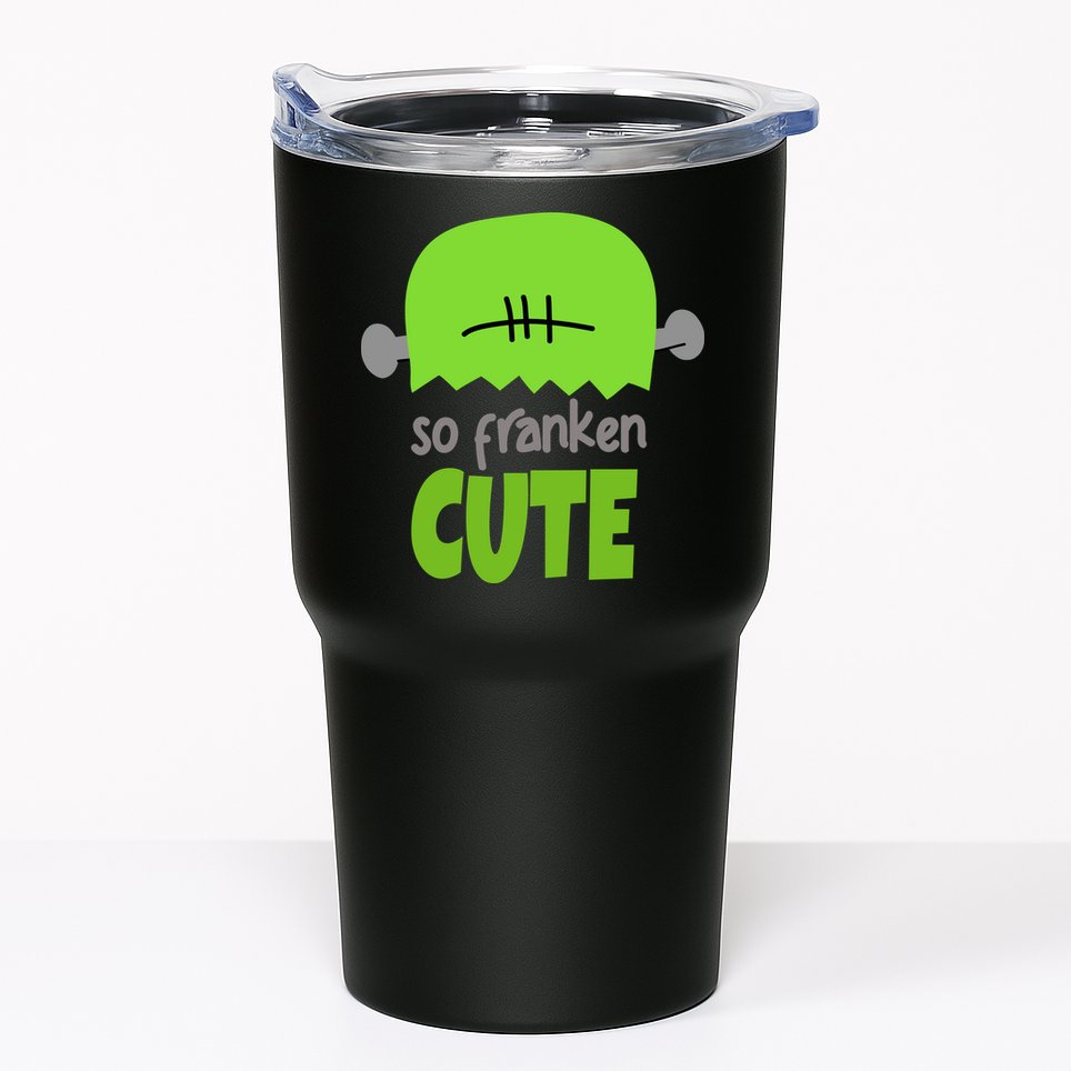 So Franken Cute Frankenstein Halloween Tumbler