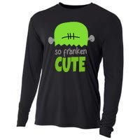 So Franken Cute Frankenstein Halloween Cooling Performance Long Sleeve Crew