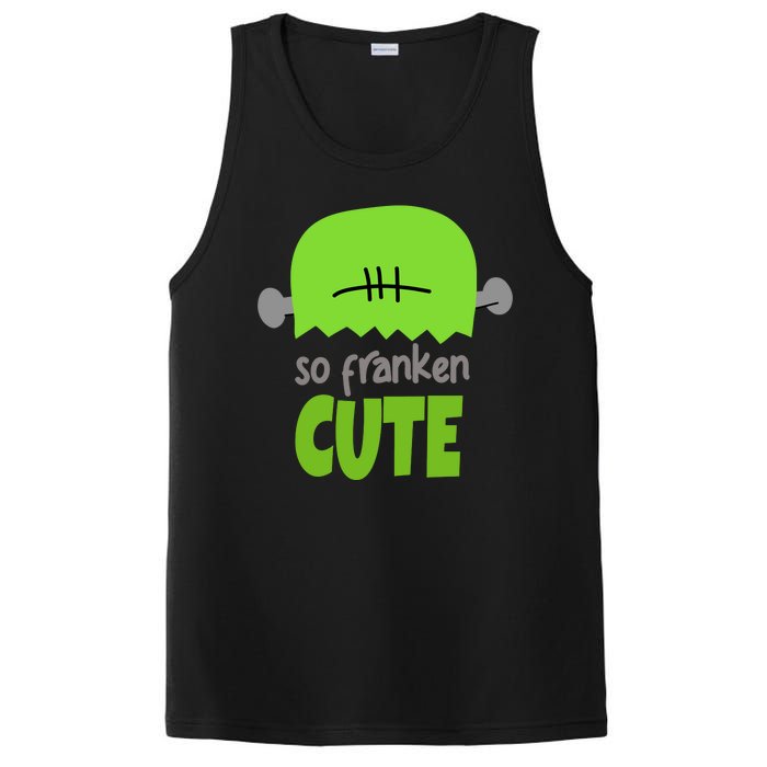 So Franken Cute Frankenstein Halloween PosiCharge Competitor Tank