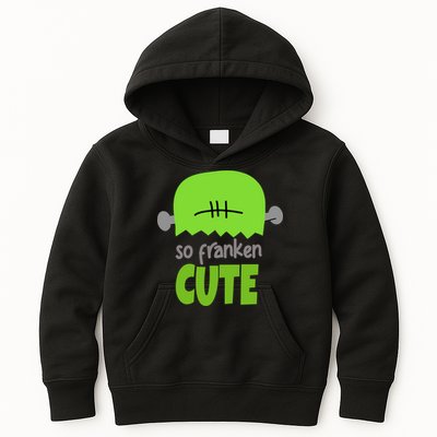 So Franken Cute Frankenstein Halloween Kids Hoodie