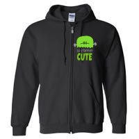 So Franken Cute Frankenstein Halloween Full Zip Hoodie