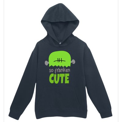 So Franken Cute Frankenstein Halloween Urban Pullover Hoodie