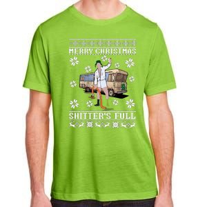 Shitters Full Christmas Ugly Christmas Vacation Adult ChromaSoft Performance T-Shirt