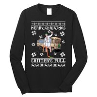 Shitters Full Christmas Ugly Christmas Vacation Long Sleeve Shirt