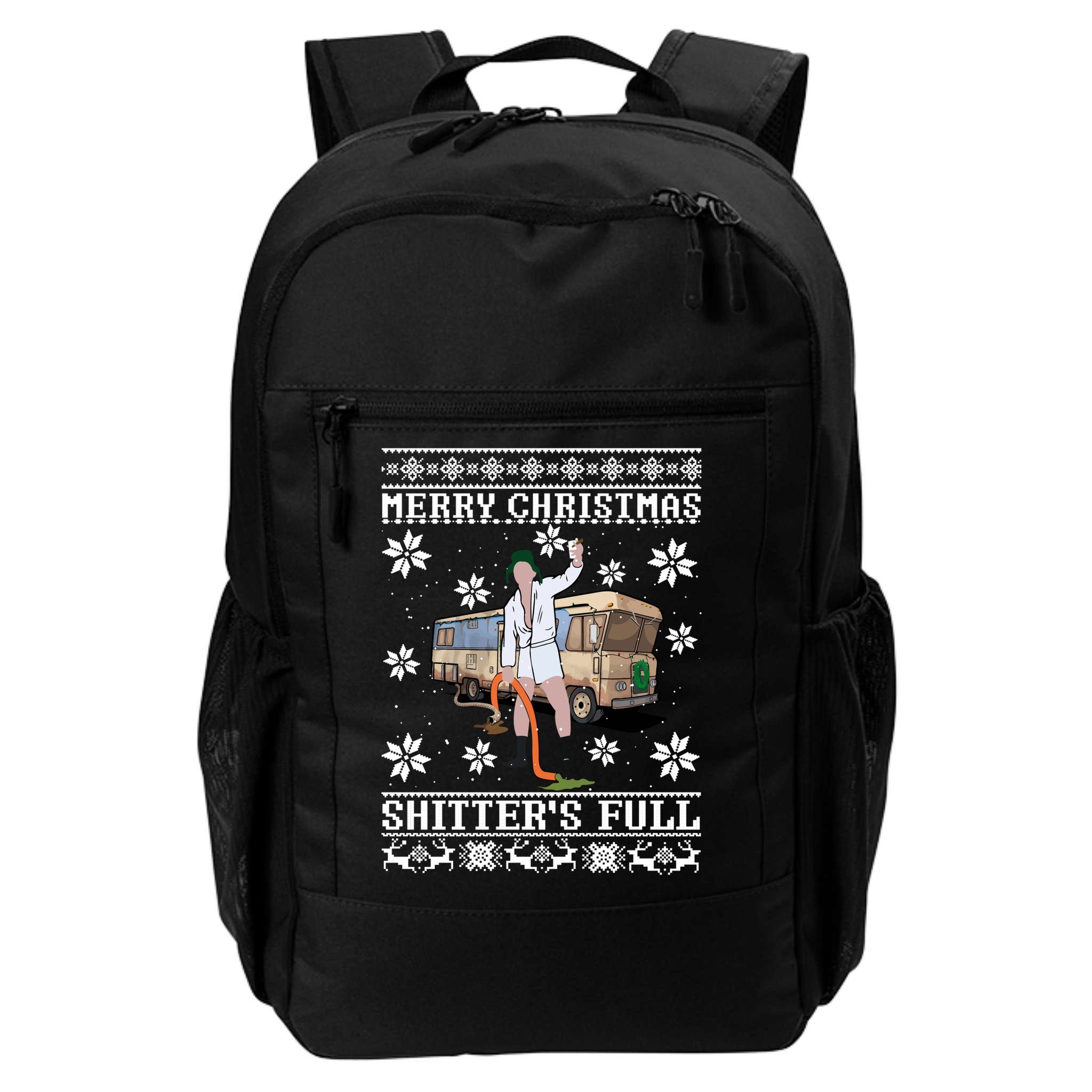 Shitters Full Christmas Ugly Christmas Vacation Backpack