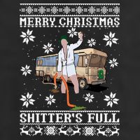Shitters Full Christmas Ugly Christmas Vacation Beanie