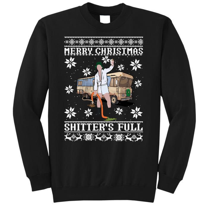 Shitters Full Christmas Ugly Christmas Vacation Tall Sweatshirt