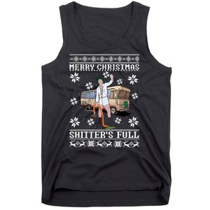 Shitters Full Christmas Ugly Christmas Vacation Tank Top