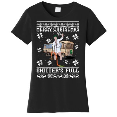 Shitters Full Christmas Ugly Christmas Vacation Women's T-Shirt