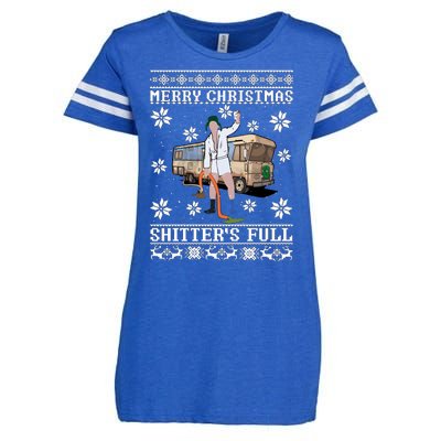 Shitters Full Christmas Ugly Christmas Vacation Enza Ladies Jersey Football T-Shirt