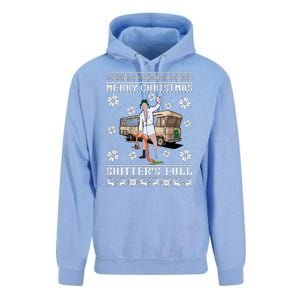 Shitters Full Christmas Ugly Christmas Vacation Unisex Surf Hoodie