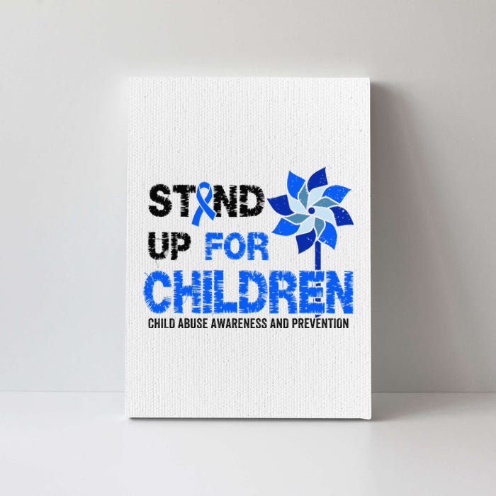 Standup For Children Child Abuse Prevention Awareness Month Gift Canvas