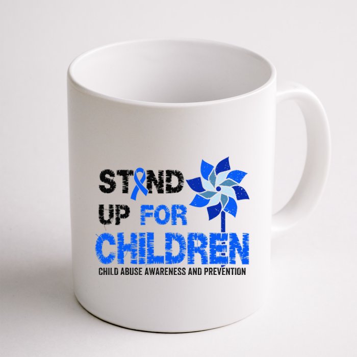 Standup For Children Child Abuse Prevention Awareness Month Gift Coffee Mug